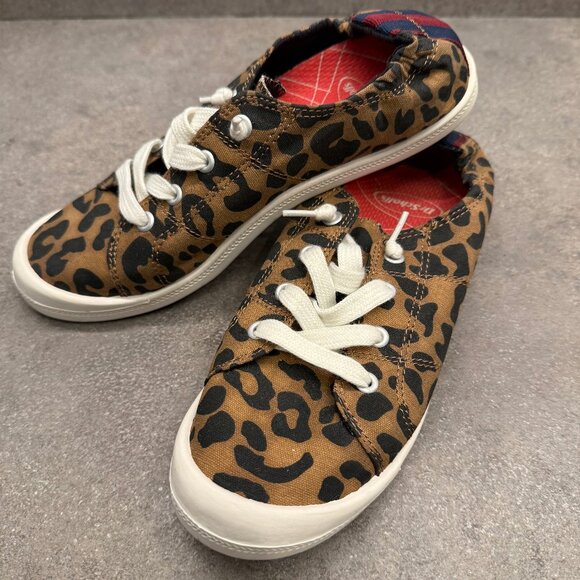 Dr. Scholl's 8.5 Brennen Slip On Sneakers Leopard Animal Cheetah Scholls Shoes - Picture 10 of 16